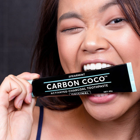 Activated Charcoal Toothpaste fluoride free - Duo Pack
