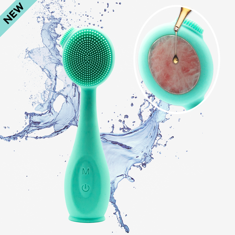 Carbon Coco Rose Quartz Ultrasonic Cleansing Wand